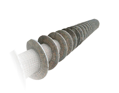 矿山机械输送螺旋轴